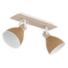 Globo Lyndon plafoniera spot da soffitto a 2 luci E14 moderna altezza 19 cm