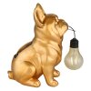 Globo DOGLI lampada solare LED cane decorativo da giardino per esterno con interruttore