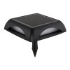 Globo AKRON applique solare da parete LED per esterno, 3000 Kelvin, 10 lumen, 1,2 watt