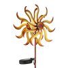 Globo ROSALI girasole LED lampada solare decorativa a picchetto da esterno