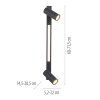 SCHÖNER WOHNEN-Kollektion DANTE spot da soffitto moderno a 2 faretti orientabili GU10