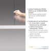 Schöner Wohnen-Kollektion ADRIANA ROUND lampada a sospensione lineare LED 160 cm