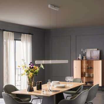 Schöner Wohnen-Kollektion ADRIANA ROUND lampada a sospensione lineare LED 160 cm