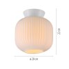 NAMI Schöner Wohnen-Kollektion plafoniera da parete e soffitto scanalata