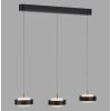 SCHÖNER WOHNEN-Kollektion ELMO lampada a sospensione LED 3 luci regolabile in altezza 88,5 cm 3000 K 2400 lm 18 W