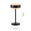 SCHÖNER WOHNEN-Kollektion ELMO lampada da tavolo LED moderna 3000 K 2200 lm 18 W