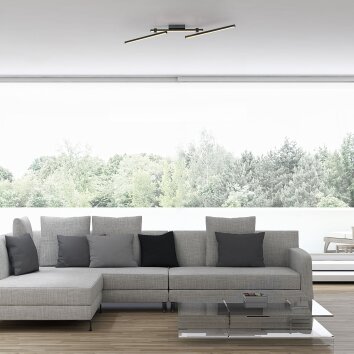 SCHÖNER WOHNEN-Kollektion STRAIGHT plafoniera LED da soffitto 27 Watt 3000 Kelvin 3250 Lumen