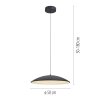 SCHÖNER WOHNEN-Kollektion LENTE LED lampada a sospensione per tavolo 3000K 3200lm 23W