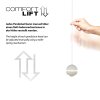 Schöner Wohnen-Kollektion LINI lampada a sospensione a sfera LED regolabile