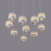 SCHÖNER WOHNEN-Kollektion LINI lampadario a sospensione LED 10 luci, lunghezza 55 cm