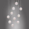 SCHÖNER WOHNEN-Kollektion LINI lampadario a sospensione LED 10 luci, lunghezza 55 cm
