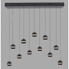 Schöner Wohnen-Kollektion LINI lampadario a sospensione a sfere LED 11 luci, lunghezza 114 cm