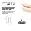 SCHÖNER WOHNEN-Kollektion POSH lampada a sospensione LED moderna 3 luci 97 cm