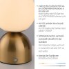 SCHÖNER WOHNEN-Kollektion RUDI lampada da tavolo LED sferica con interruttore touch