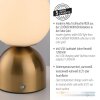 SCHÖNER WOHNEN-Kollektion RUDI lampada da tavolo LED sferica con interruttore touch