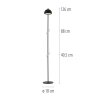 SCHÖNER WOHNEN-Kollektion BELLIS lampada da terra moderna LED, regolabile, 126 cm