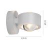 SCHÖNER WOHNEN-Kollektion CHIA LED applique da parete lampada da parete