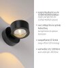 SCHÖNER WOHNEN-Kollektion CHIA LED applique da parete Sfera up/down 3000 K 220 lm 2 W