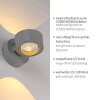 SCHÖNER WOHNEN-Kollektion CHIA LED applique da parete a 2 luci up & down 3000 K 220 lm 2 W