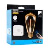 Lampadina LED E27 a goccia, 2200 Kelvin bianco caldo, sensore di movimento, dimmerabile