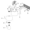 Steinhauer Applique Glaslic moderna con due schermi in vetro ambrato orientabili
