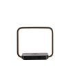 Paul Neuhaus Lampada da tavolo LED OMARI, cornice quadrata, 3000 Kelvin bianco caldo