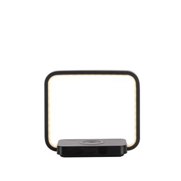 Paul Neuhaus Lampada da tavolo LED OMARI, cornice quadrata, 3000 Kelvin bianco caldo
