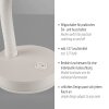 Paul Neuhaus Lampada da scrivania FLEXI bianca, braccio flessibile, 2700-5000 Kelvin