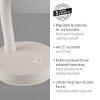 Paul Neuhaus Lampada da scrivania FLEXI bianca, braccio flessibile, 2700-5000 Kelvin