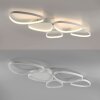 Leuchten Direkt plafoniera LED PEBBLES, forme organiche, memoria, luce calda 3000 Kelvin