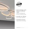 Leuchten Direkt plafoniera LED PEBBLES, forme organiche, memoria, luce calda 3000 Kelvin