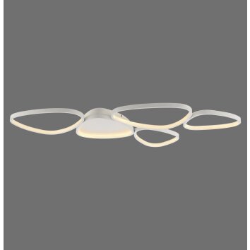 Leuchten Direkt plafoniera LED PEBBLES, forme organiche, memoria, luce calda 3000 Kelvin