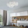 Leuchten Direkt Plafoniera PEBBLES, profili ovali, bianca, LED 3000 Kelvin calda