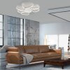 Leuchten Direkt Plafoniera PEBBLES, profili ovali, bianca, LED 3000 Kelvin calda