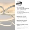 Leuchten Direkt Plafoniera PEBBLES, profili ovali, bianca, LED 3000 Kelvin calda