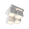 Leuchten Direkt Plafoniera LED TETRIS, con volumi cubici, luce calda da 3000 Kelvin