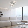 Leuchten Direkt Plafoniera LED TETRIS, con volumi cubici, luce calda da 3000 Kelvin