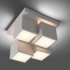 Leuchten Direkt Plafoniera LED TETRIS, con volumi cubici, luce calda da 3000 Kelvin
