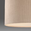 Leuchten Direkt Lampada a sospensione DURO, paralume beige rigato, altezza regolabile