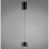 Leuchten Direkt lampada a sospensione BALLINI sferica nera, LED 3000 Kelvin, regolabile