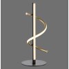 Leuchten Direkt lampada da tavolo Emanda, spirale color ottone, LED 3000 Kelvin, luce calda
