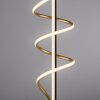 Leuchten Direkt lampada da terra Emanda, LED con spirale ottone, 3000 Kelvin bianco caldo