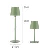 Leuchten Direkt lampada da tavolo LED BOTERIA orientabile IP54, luce calda 3000 Kelvin