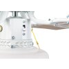 Reality Ventilatore da soffitto con luce Hammerfest, 4 pale, 3 velocità, corpo bianco