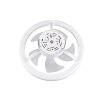 Reality plafoniera ventilatore LED Pajala, temperatura di colore regolabile 2700-6500 Kelvin