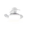 Reality Plafoniera con ventilatore LED Tampere bianca, luce regolabile 2700-6500 Kelvin