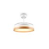 Reality ventilatore bianco Volda LED, temperatura di colore regolabile 2700-6500 Kelvin