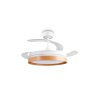 Reality ventilatore bianco Volda LED, temperatura di colore regolabile 2700-6500 Kelvin