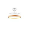 Reality ventilatore bianco Volda LED, temperatura di colore regolabile 2700-6500 Kelvin