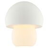 Brilliant lampada da tavolo a fungo Dupis moderna, bianca, LED 2700 Kelvin bianco caldo